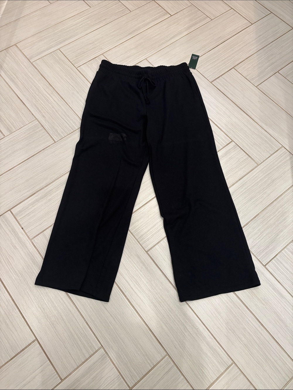 NWT Wild Fable Black Wide-Leg xl Sweatpants with Drawstring